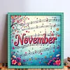 November-18CT Stamped Cross Stitch 25*25cm/9.84*9.84in tapestrymarket