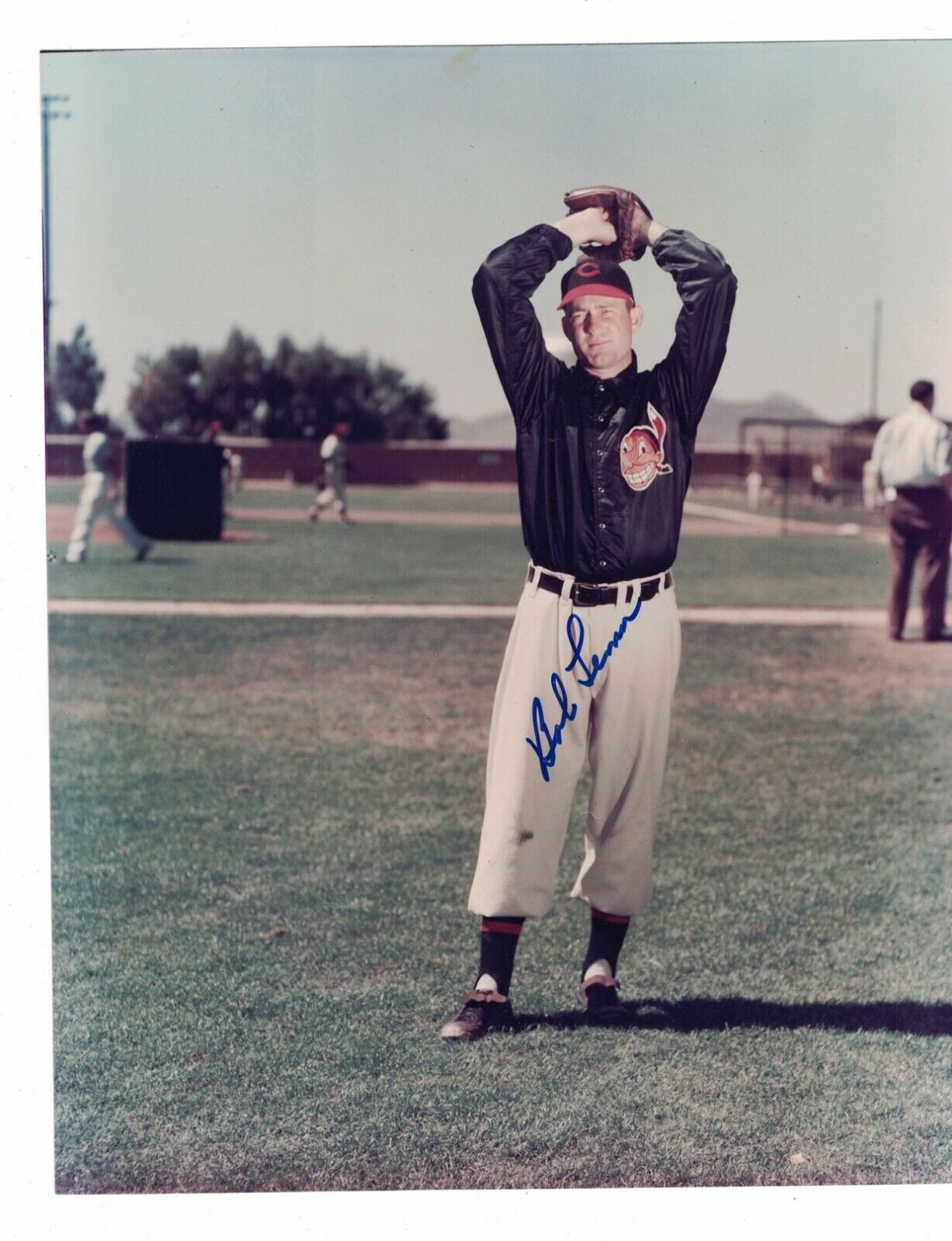 Bob Lemon Cleveland Indians Signed 8 x 10