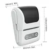Thermal Label Printer Bluetooth-Compatible Wireless Self-adhesive Label Maker