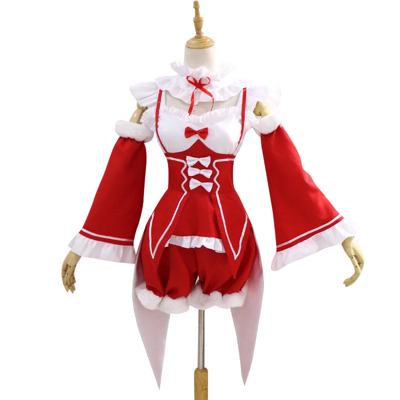 Re: Life In A Different World From Zero Rem Ram Christmas Cosplay Costume
