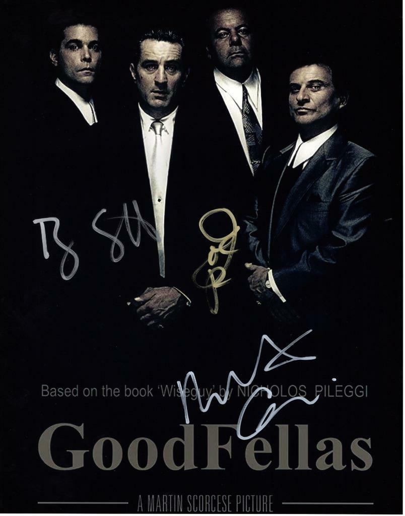 Joe Pesci Robert DeNiro Ray Liotta autographed 11x14 Picture signed Photo Poster painting COA