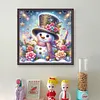 (Multi-Style) Snowman-11CT Stamped Cross Stitch 40*40cm/15.75*15.75in