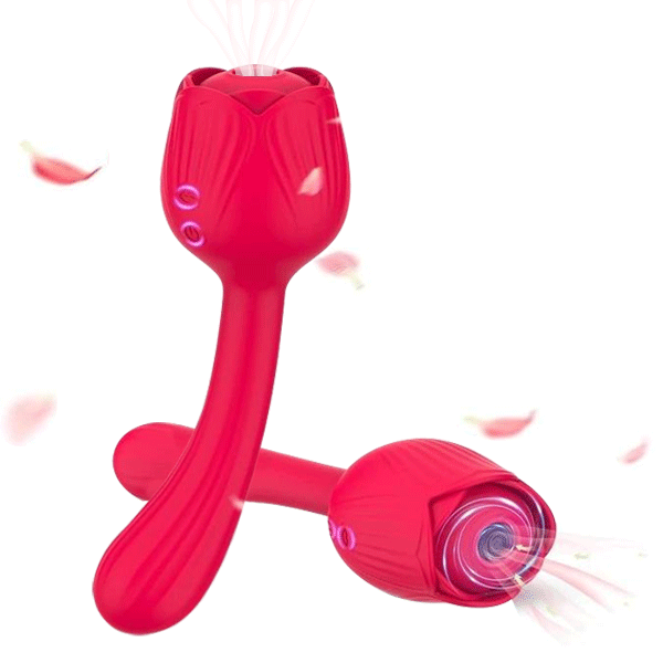 The Rose Toy Clit Sucker, 10 Modes - Rose Toy