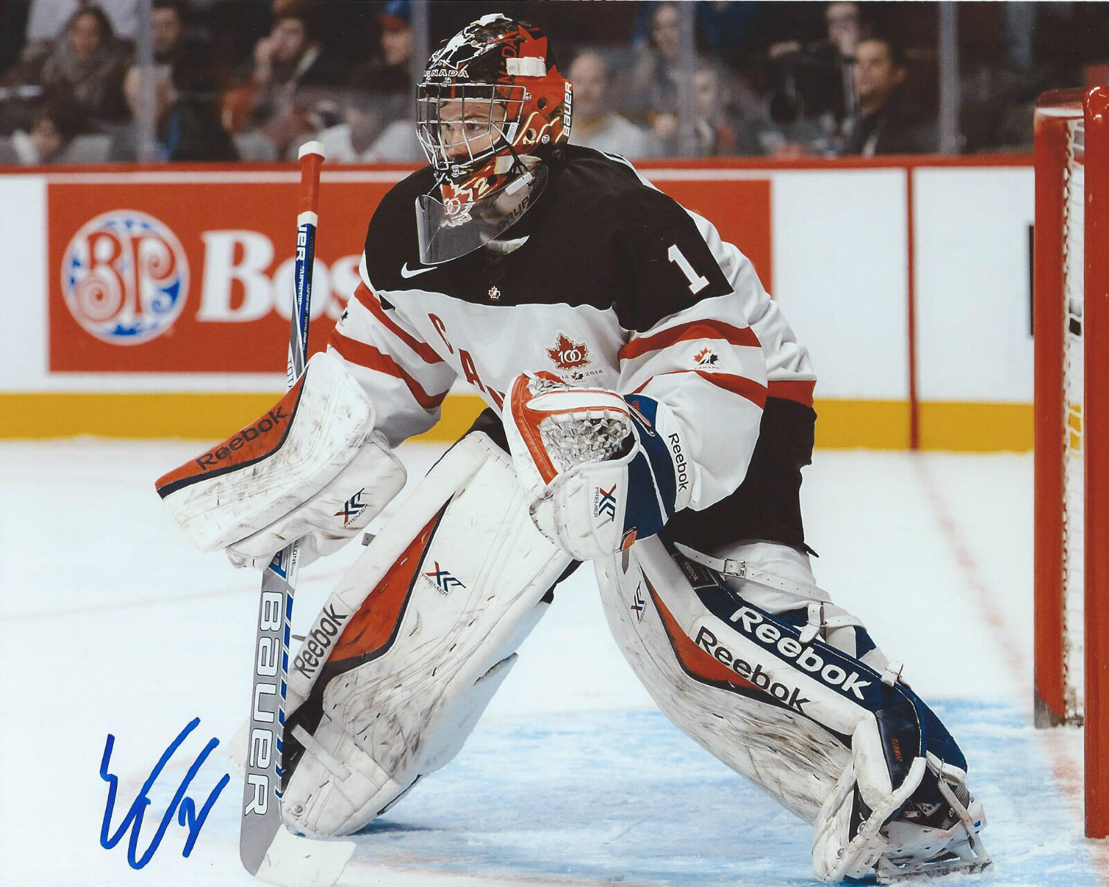 Eric Comrie Signed 8×10 Photo Poster painting Team Canada World Juniors Autographed COA C