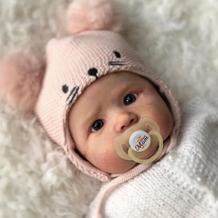  12" & 16" & 20" Soft Solid Platinum Flexible Silicone Reborn Baby Doll Boy or Girl Ulicone and Flade with Delicate Free Reborn Gift - Reborndollsshop®-