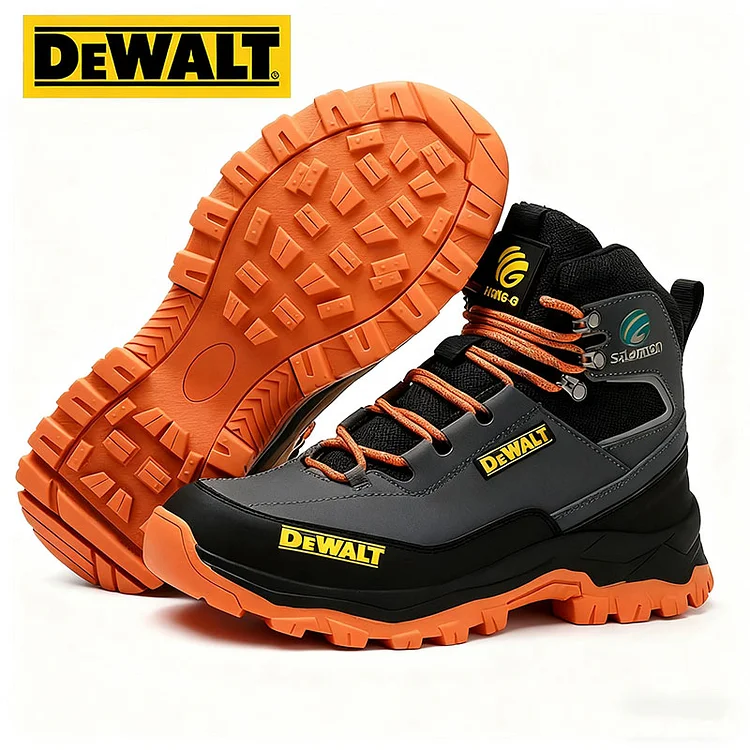 Męskie lekkie, oddychające buty robocze marki Salomon&reg; i DEWALT do pracy na świeżym powietrzu i pieszych wędr&oacute;wek