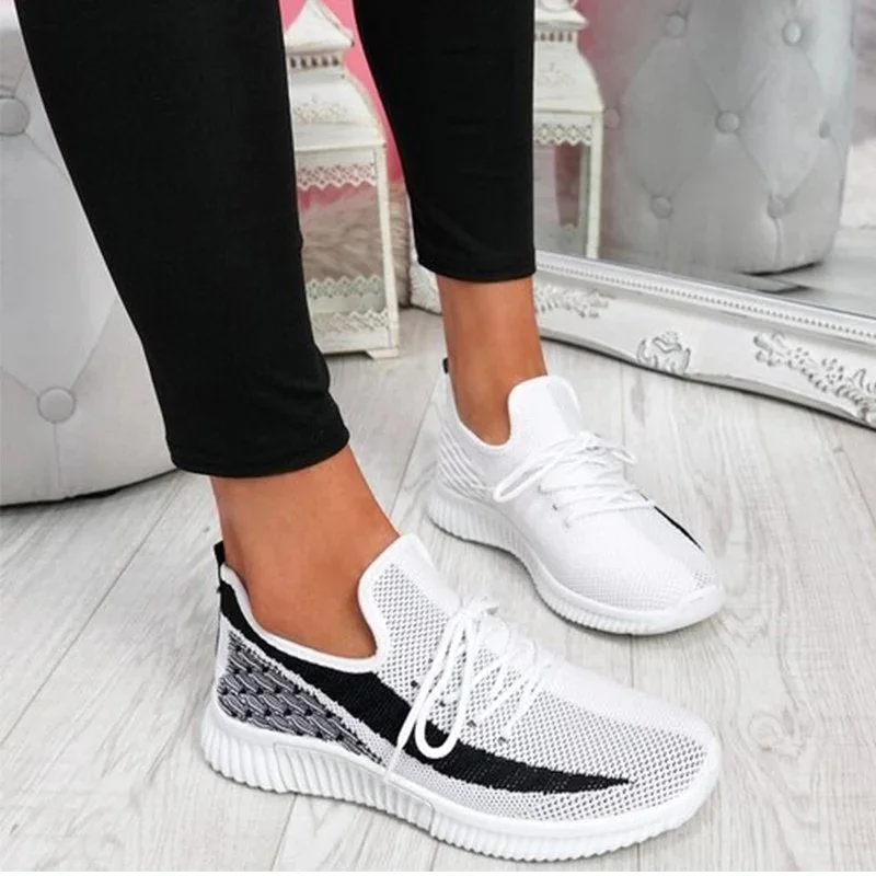 Women Casual Summer Autumn Sneakers Sport Shoes Ladies Casual Walking Vulcanized Sneakers Shoes 2020 Fashion sock Sneakers slip