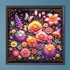 Diamond Painting -DIY Round Drill Flowers(40x40cm)