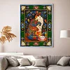 (Big Size)Retro Cat - 11CT Stamped Cross Stitch - 50*67cm