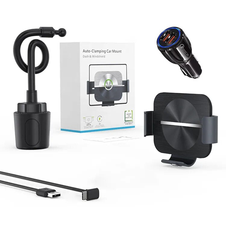 Auto Clamping Wireless Car Charger Stand