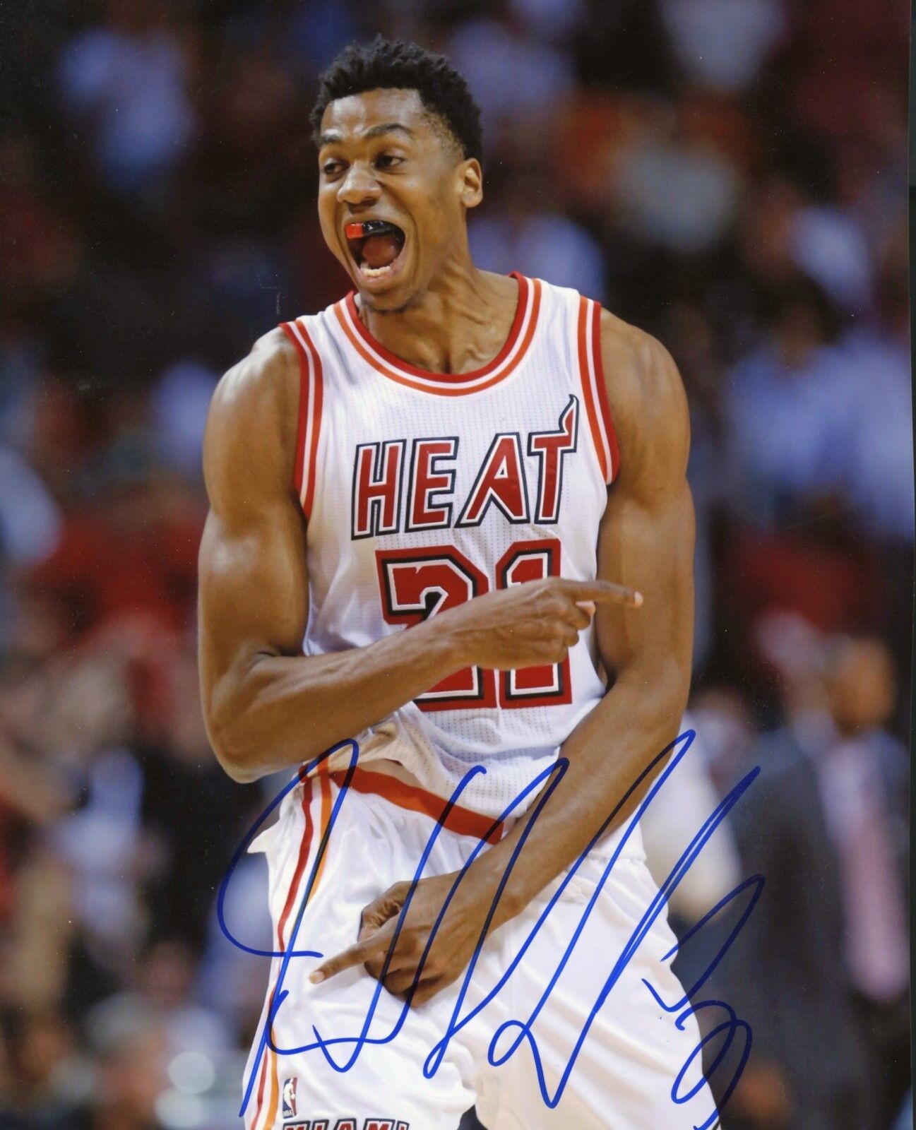 Hassan Whiteside autographed 8x10 Miami Heat #1  Shipping