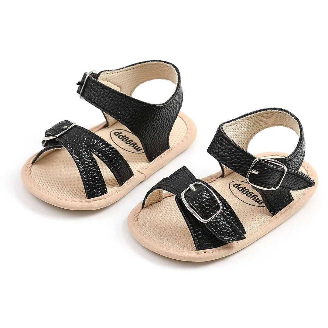 New Canvas PU Baby Non-Slip Sandals Child Summer Boys Fashion Sandals Sneakers Infant Shoes 0-18 Month Baby Shoes