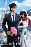 Dream Wedding of Eren Yeager & Mikasa Ackerman - Attack On Titan Resin Statue - LC-Studios