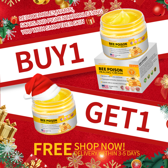Bee Poison Skin Cream（👨‍⚕AAD Recommended),for Remove Warts, Acne and Scars