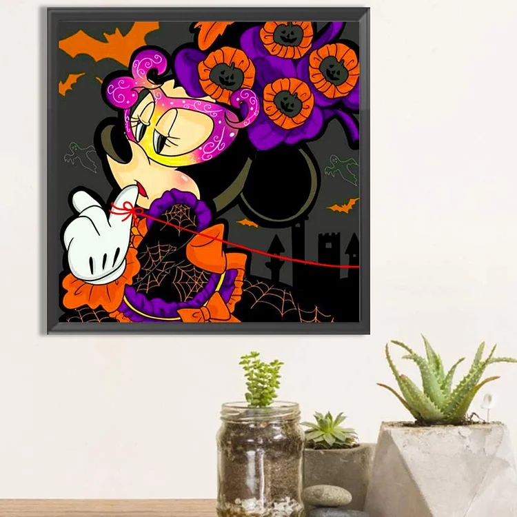 Mickey and Minnie Halloween Diamond Painting 