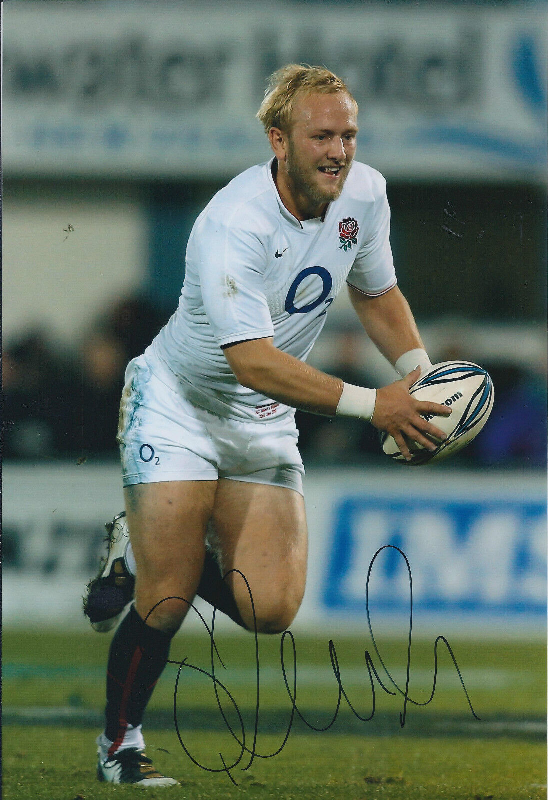 Shane GERAGHTY Signed Autograph 12x8 Photo Poster painting AFTAL COA RUGBY England London Irish