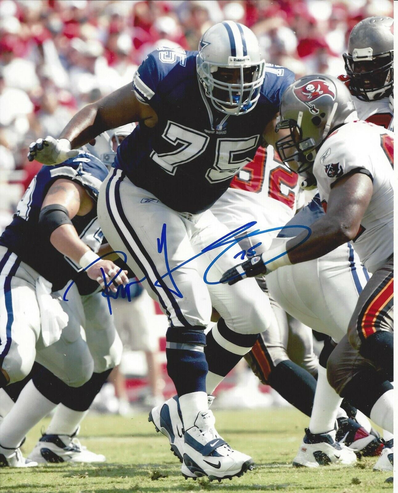 Ryan Young Autographed 8x10 Dallas Cowboys#1