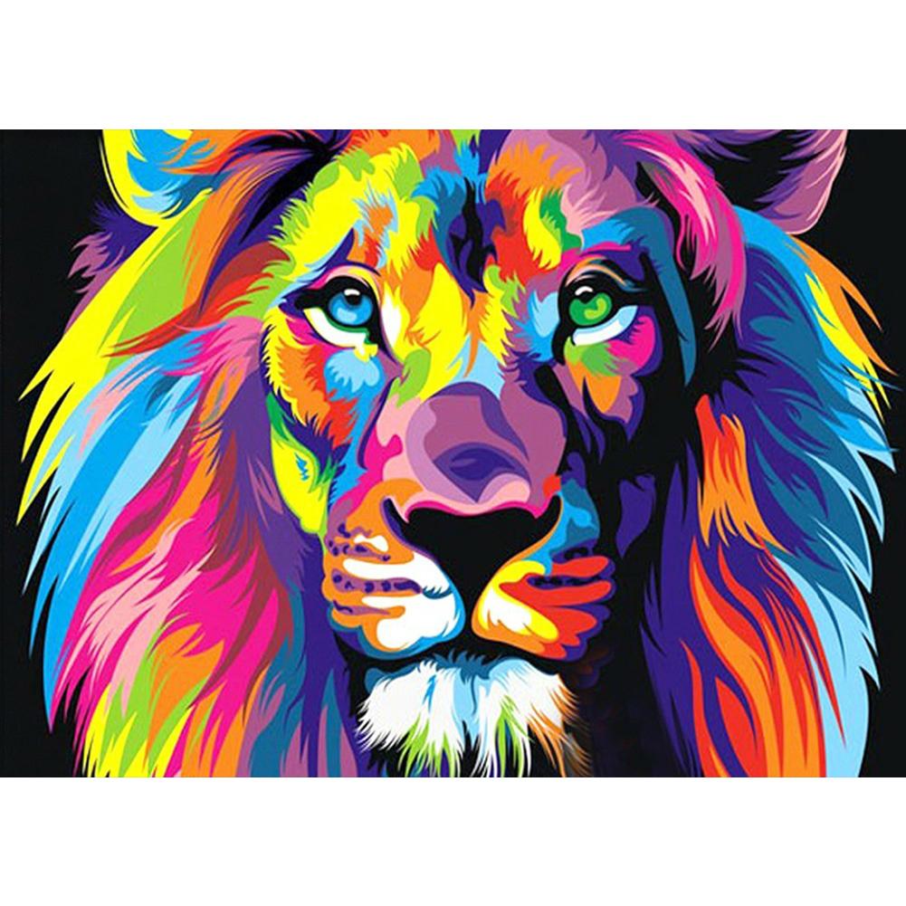 

Lion - Round Drill Diamond Painting - 40*30CM, 501 Original