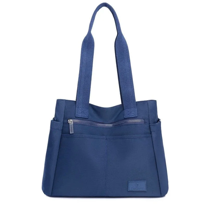 【Japanese handmade】8 colors Large capacity multi-pocket handbag