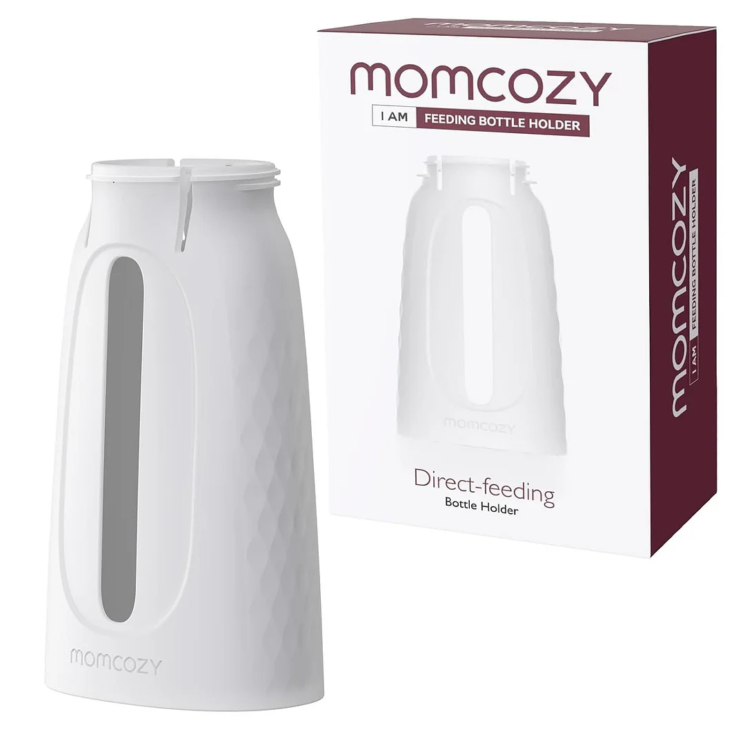 Momcozy Natural Baby Breast Milk Feeding Bottle Holder, Reusable for Momcozy Disposable Baby Bottle Kit, 1 Pack