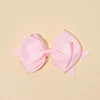 Cute Plain Colors Bowknot Hair Pin for Baby Girls