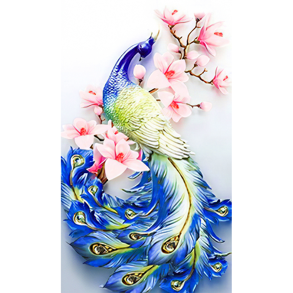 

Peacock - Round Drill Diamond Painting - 30*50CM, 501 Original