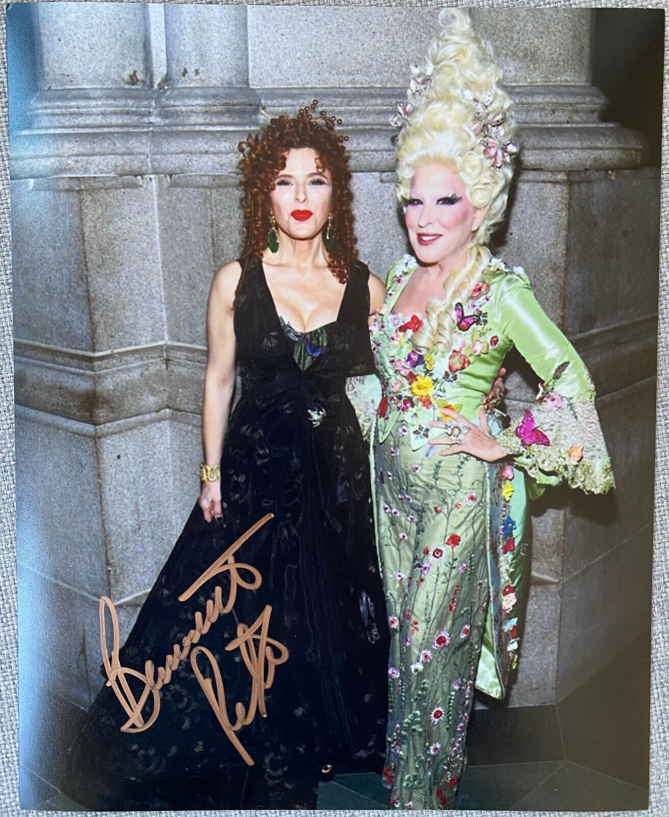 Broadway Legend Bernadette Peters Signed In-Person 8x10 Photo Poster painting - Bette Midler