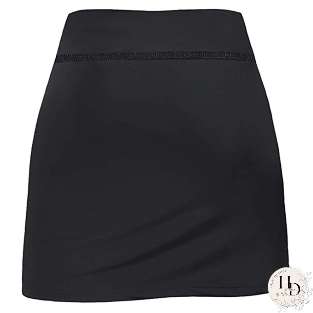 Womens Summer Athletic Tennis Skirt Golf Inner Shorts Elastic Sports Running Skort