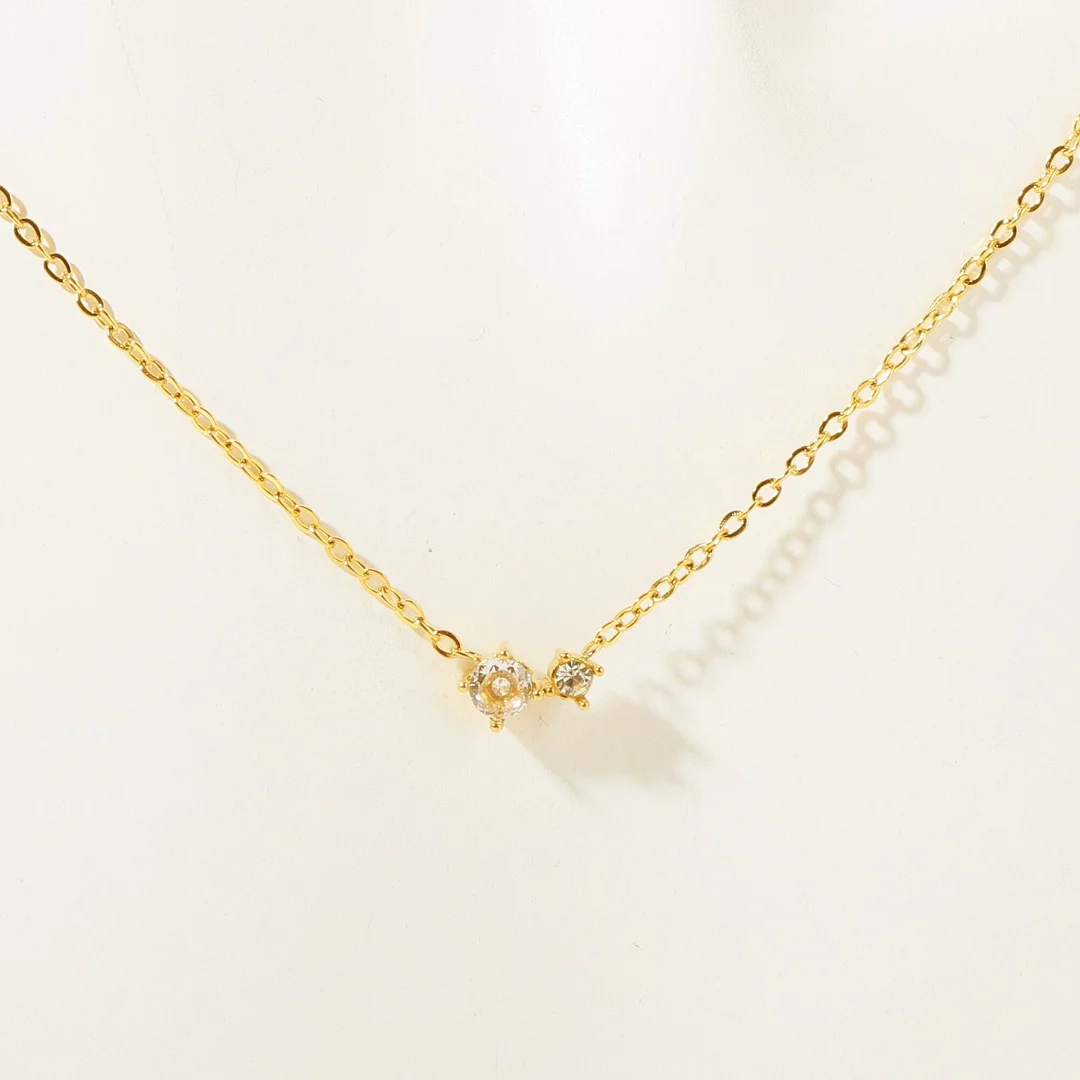 Women's Vintage Birthday Zircon Necklace