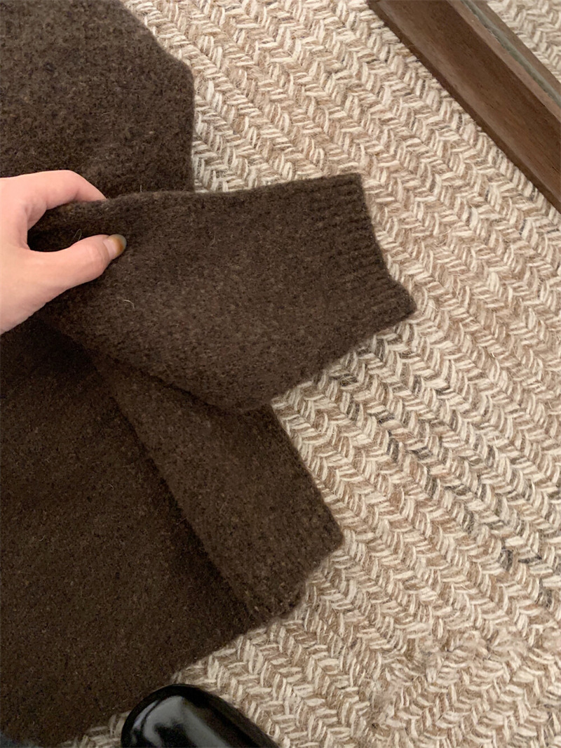 Chicfifth Sweater Women Winter Long Sleeve High Quality Autumn Vintage Top Knitted Cardigan