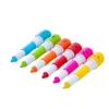 20PCS Creative Ball-pens Funny Pills Shape Extendable Cartoon Pens Portable Kids Student Office Colorful Stationery Gift
