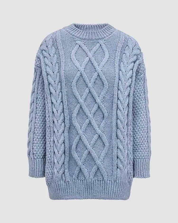 Outer Hebrides Cable Knit Sweater