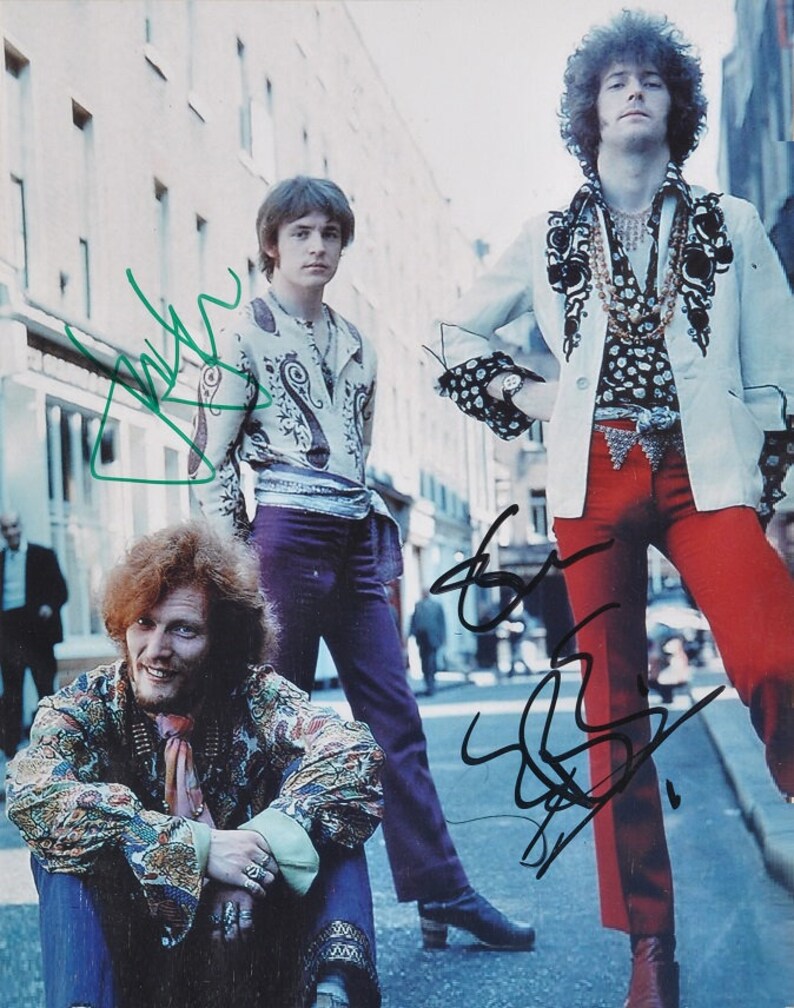 CREAM SIGNED Photo Poster painting X3 Eric Clapton, Jack Bruce, Ginger Baker wcoa