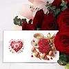 6Pcs Valentines Day Diamond Painting Greeting Card