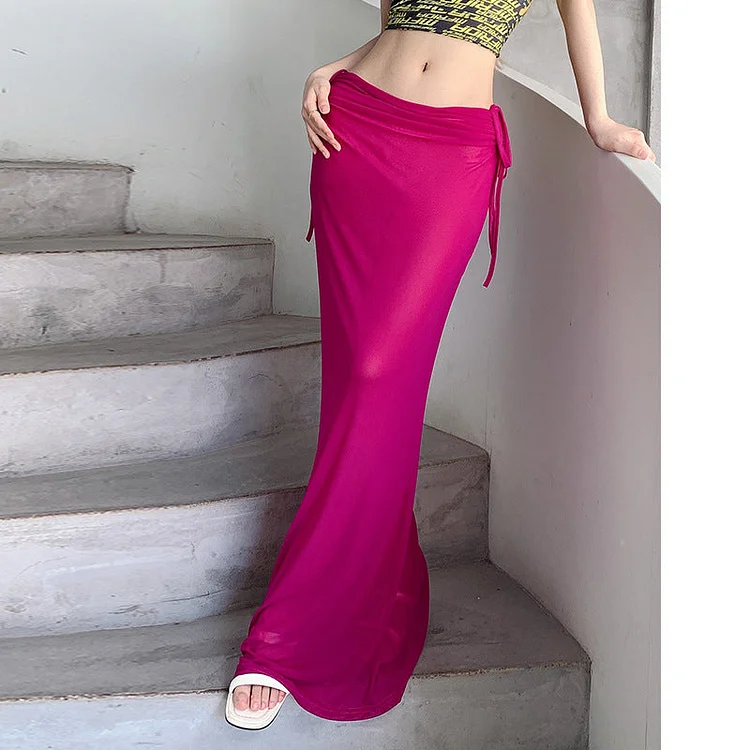 Women Desses Long Dress Pure Hot Girl Fashion Skirt Women