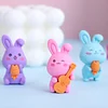 20PCS Cute Cartoon Rabbit Erasers for Kids Back to School Student Office Exam Stationery Gift