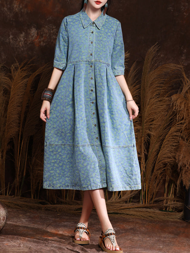 Women Long Sleeve V-neck Graphic Floral Printed Top