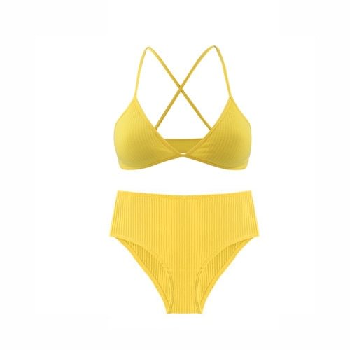 Cotton Seamless Underwear Women 2 Pieces Bra Set Sexy High Waist Lingerie Thin Comfort Bikini Secret Short Skin Care Kits