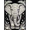 Diamond Painting-DIY Special Shaped Drill Pearl Painting Elephant(30x40cm)