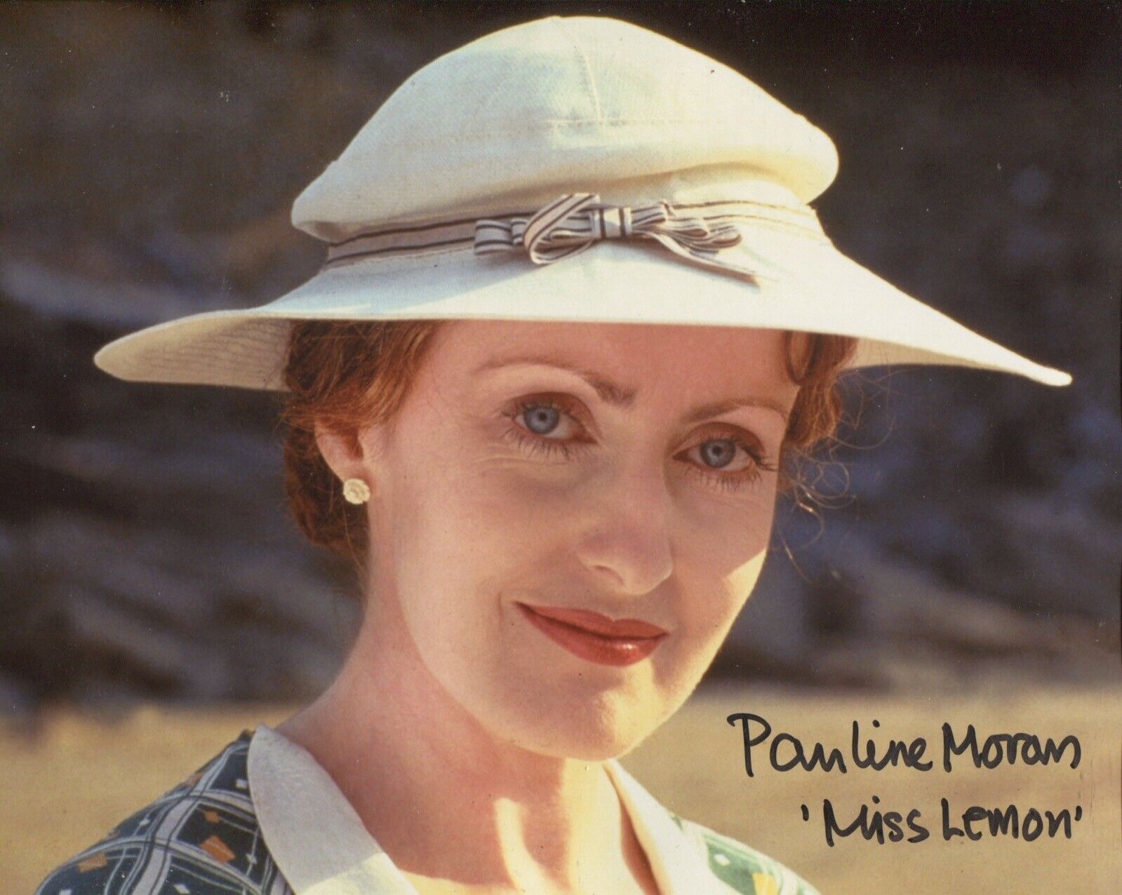 Pauline Moran as Miss Lemon POIROT signed 8x10 Photo Poster painting IMAGE No2