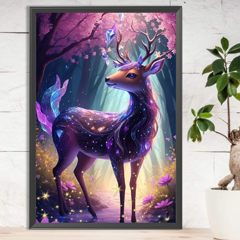 Diamond Painting - Full Round Drill - Deer(Canvas|40*60cm)