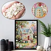 Diamond Painting-DIY Special Shaped Drill Pearl Painting Country villa(30x40cm)