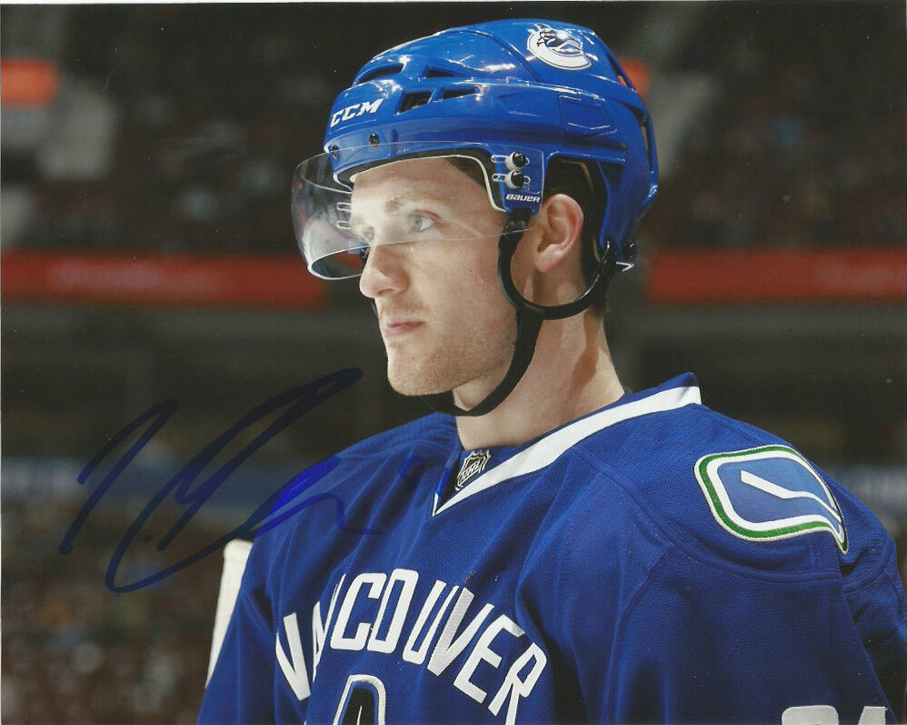 Vancouver Canucks Jared McCann Signed Autographed 8x10 NHL Photo Poster painting COA A