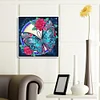 Papillon-Partielle Spéciale Diamant Peinture-30X30CM