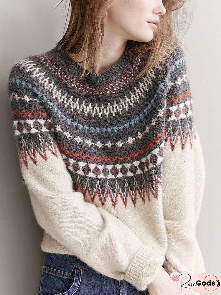 Casual Bohemian Sweater