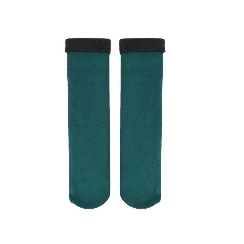 Winter Warmer Women Thicken Thermal Wool Cashmere Snow Socks Seamless Velvet Boots Floor Sleeping Socks for Fashion Women