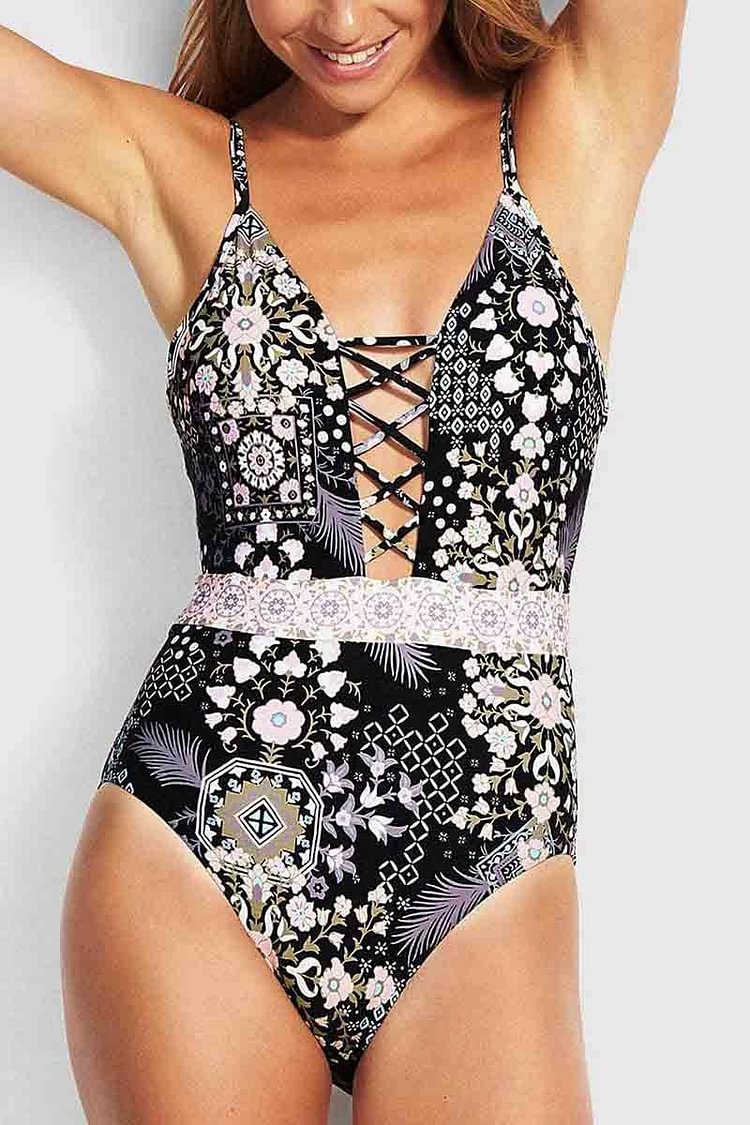Hollow out Sexy One-Piece Swimsuit