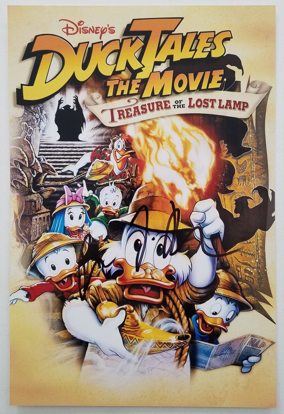 David Newman Signed DuckTales The Movie 8x12 Photo Poster painting Poster Music Composer RAD