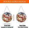 XMAS DIY Acrylic Special Shape Diamond Painting Hanging Pendant Hanging Kit