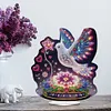 Ornement de bricolage d&rsquo;oiseau en acrylique